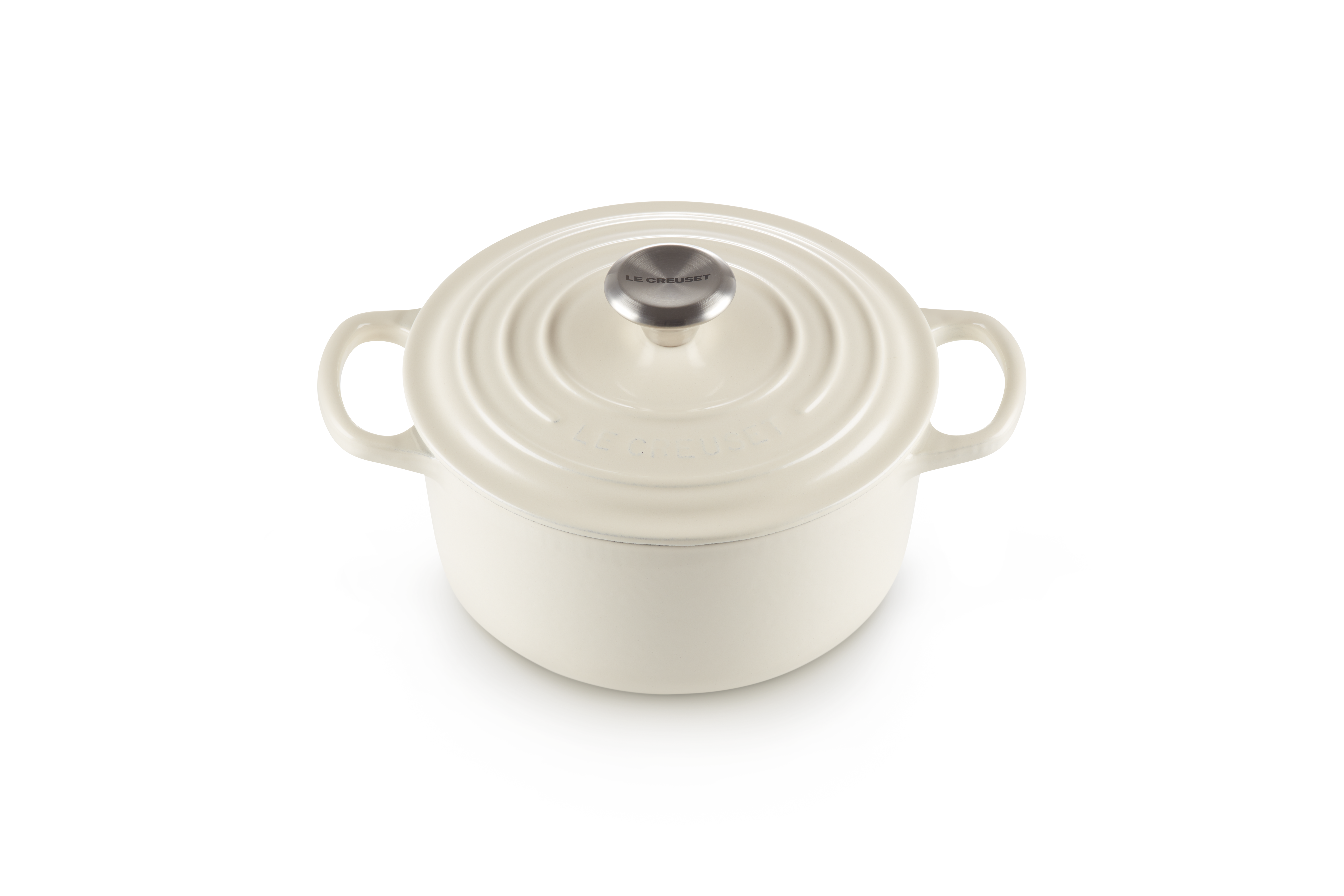 Cast Iron Round Casserole in Meringue